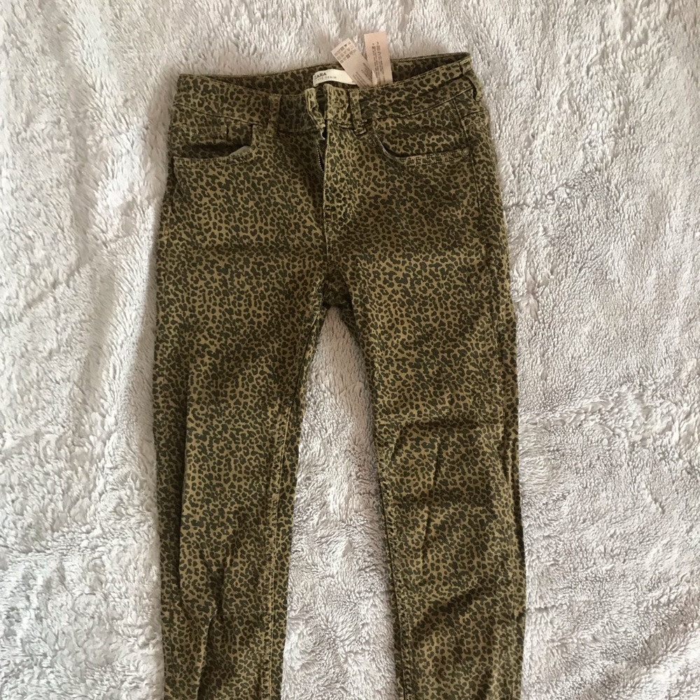 Cheetah jeans from Zara